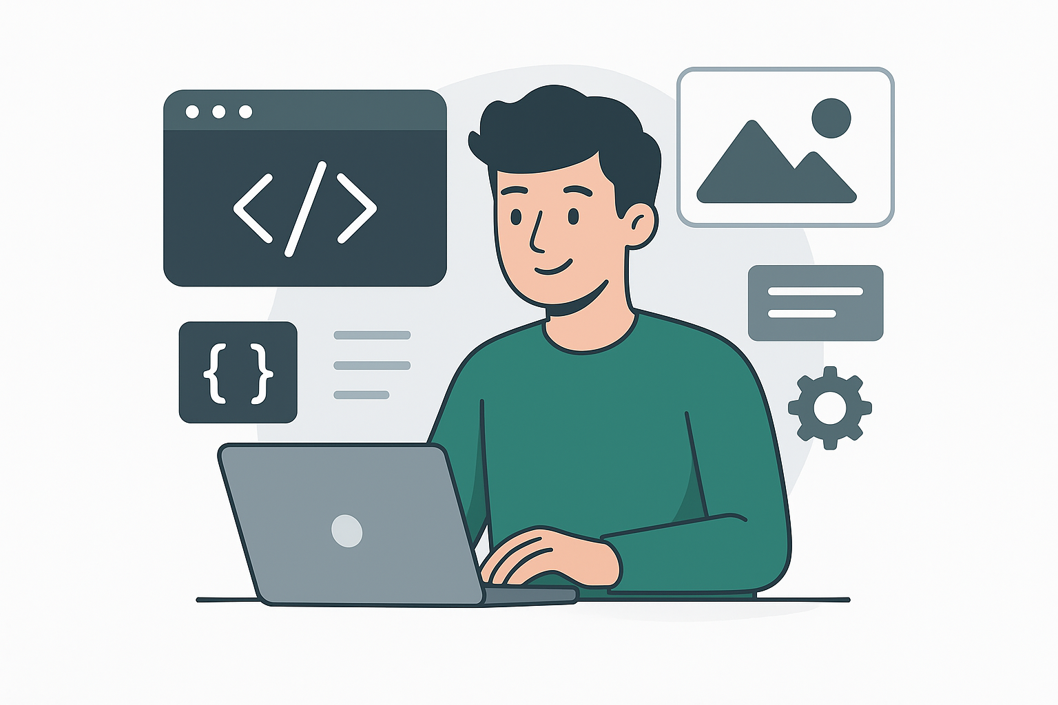 Developer illustration